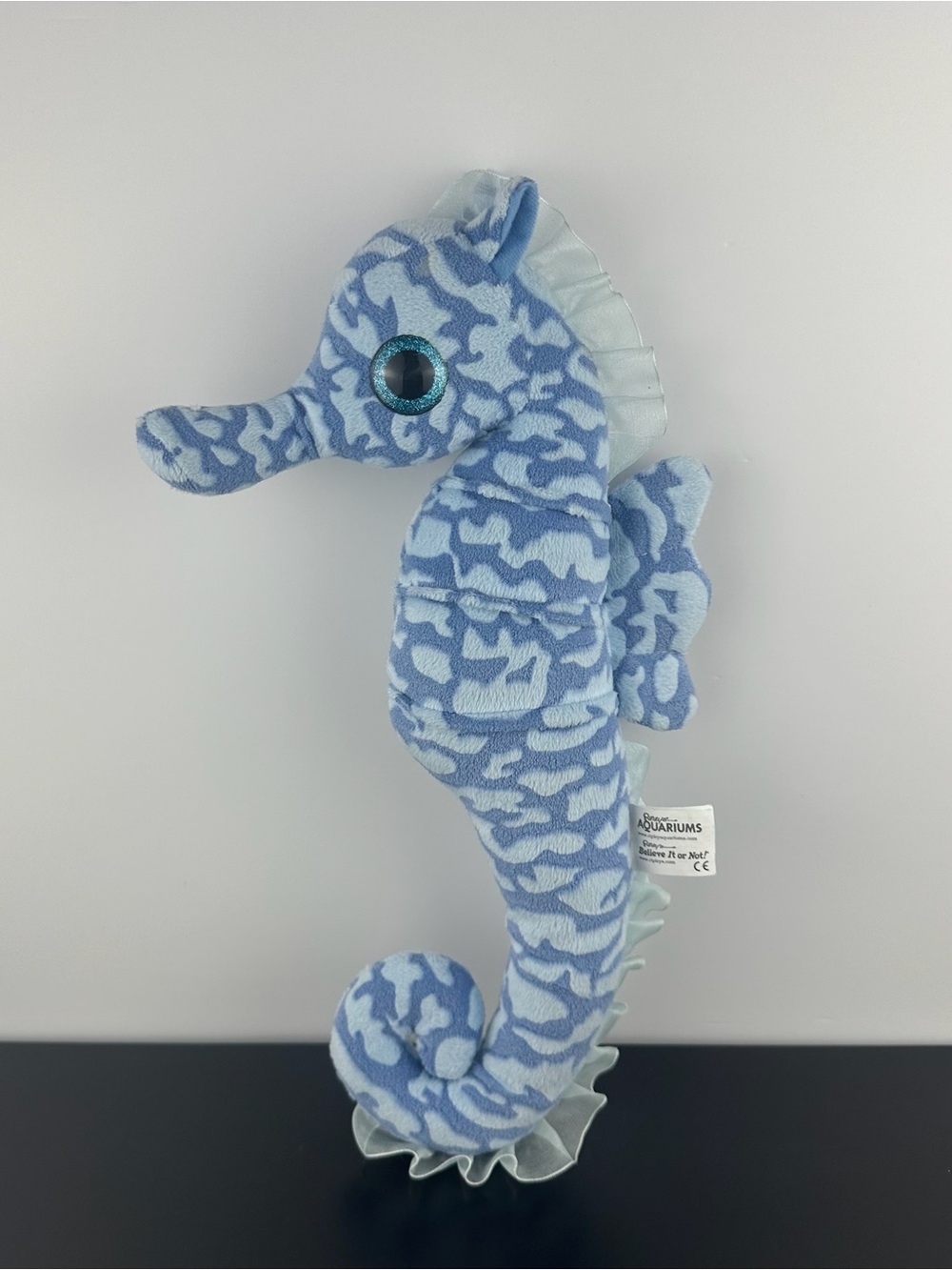 Ripley's Aquariums Believe It or Not Seahorse 14" Blue Ripleys Plush Sea Horse